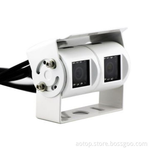 High-resolution Sharp CCD Wide Lens/Night Vision Car Rear-view Dual Cameras for Buses, Truck